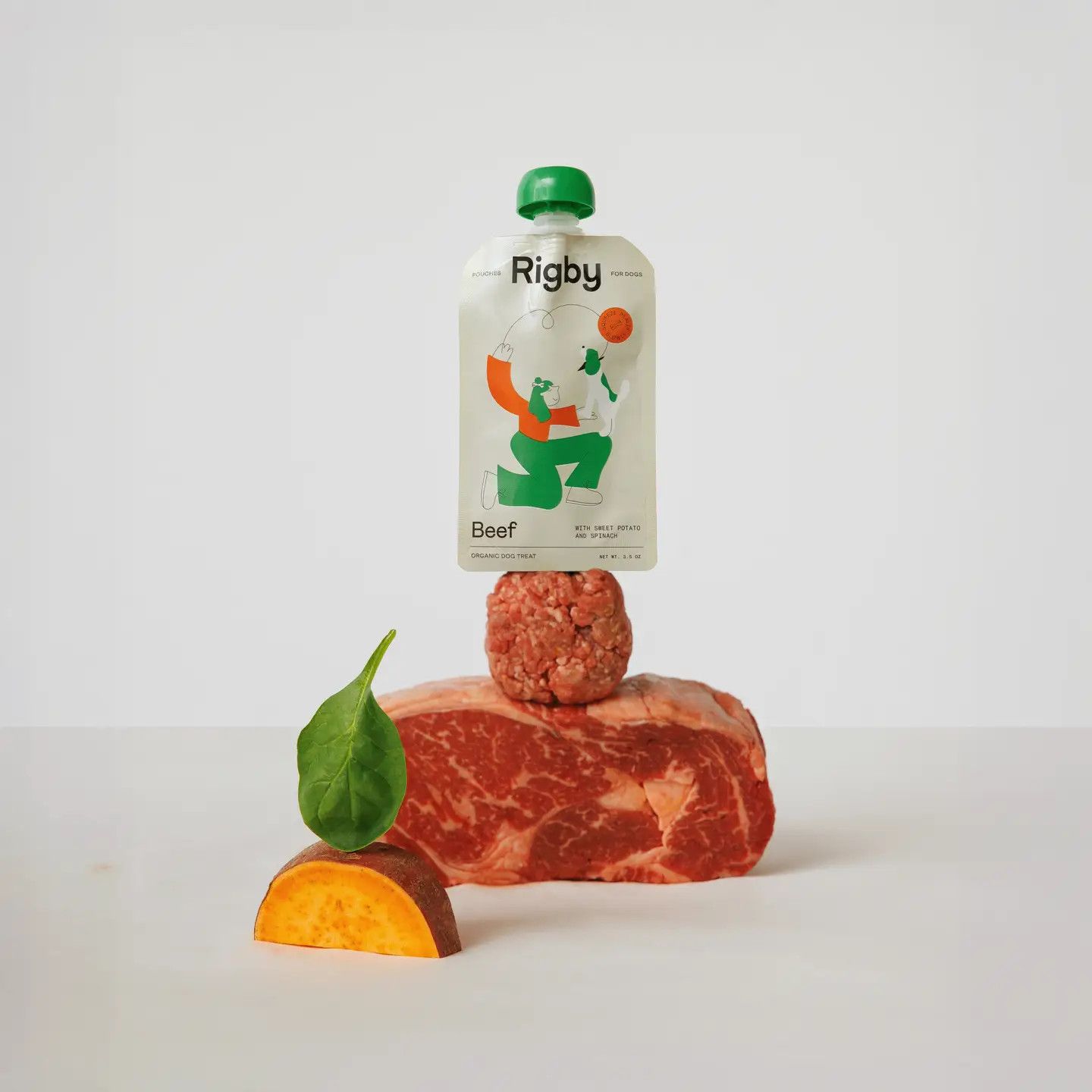 RIGBY LICKABLE POUCH ORGANIC BEEF