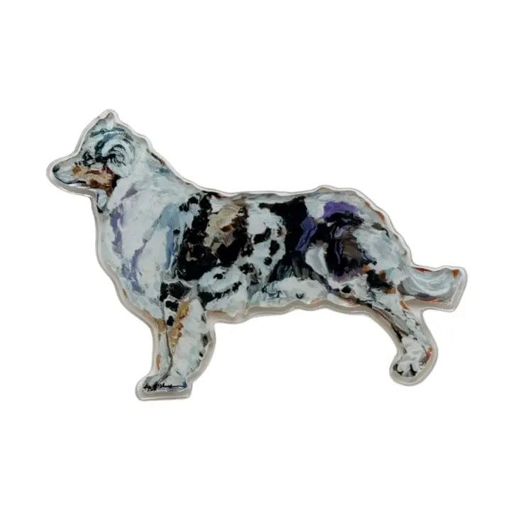 BREED ACRYLIC MAGNET AUSTRALIAN SHEPHERD