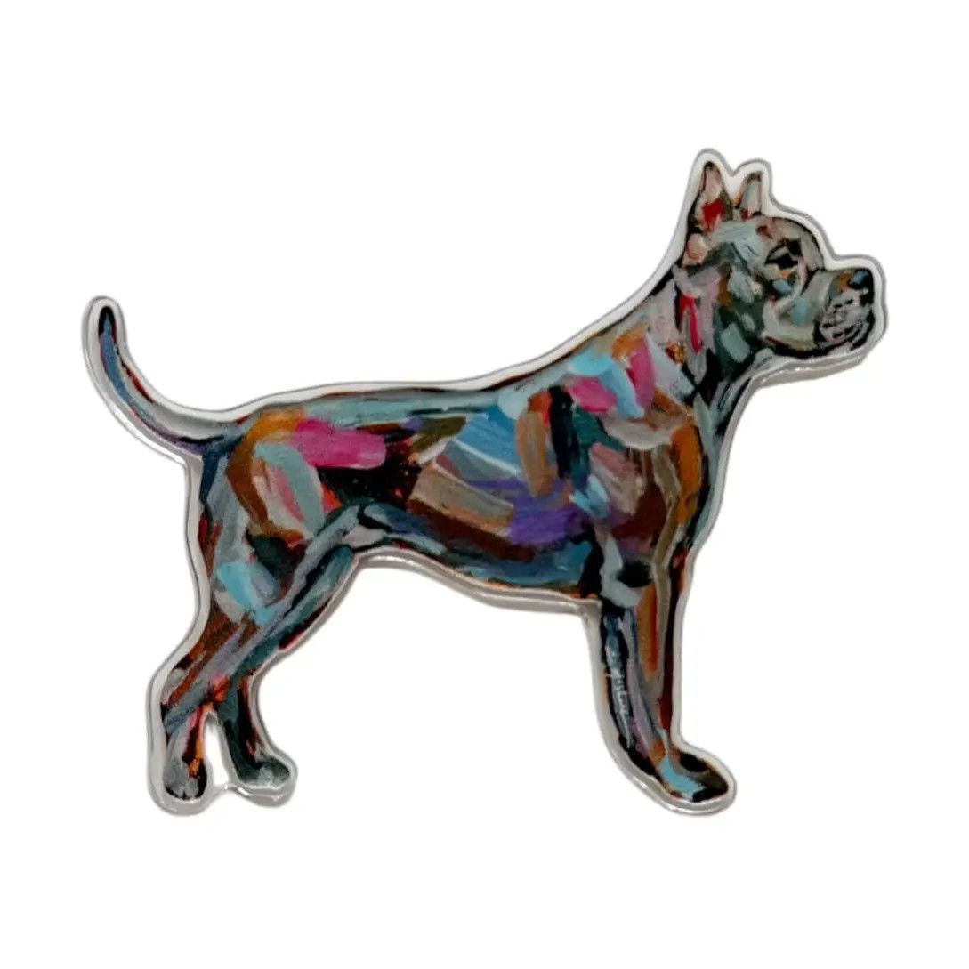 BREED ACRYLIC MAGNET PIT BULL