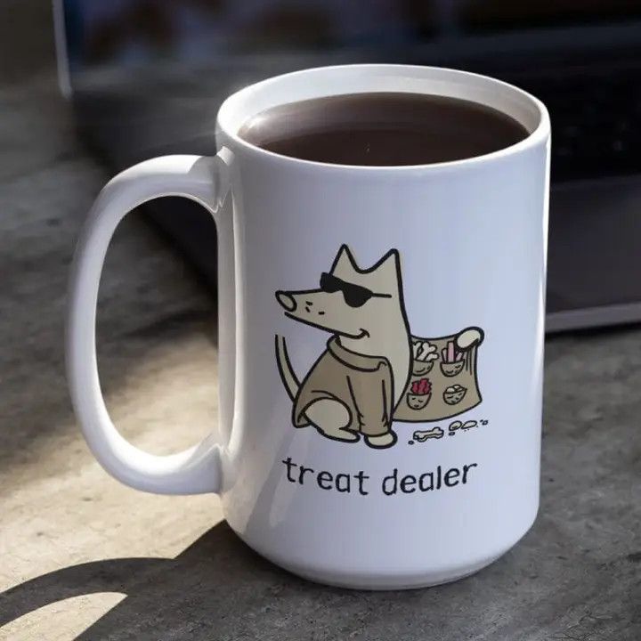 COFFEE MUG TREAT DEALER TEDDY