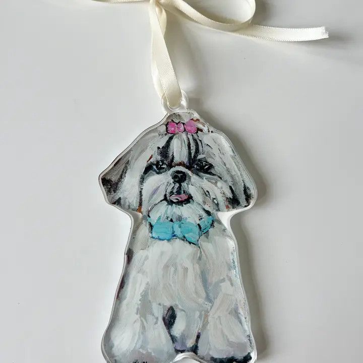 ACRYLIC ORNAMENT SHIH TZU
