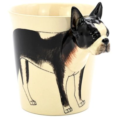 3D COFFEE MUG BOSTON TERRIER