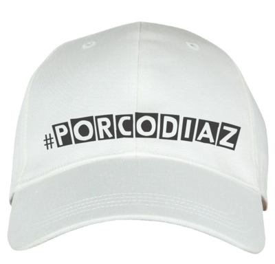 Cappellino con frase: &quot;#porcodiaz&quot;
