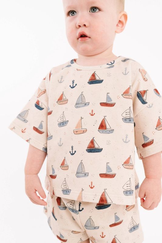 Nautical Sail Slouchy Set