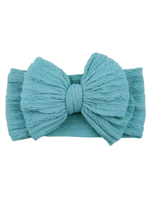 Cable Bow, Delphinium Blue