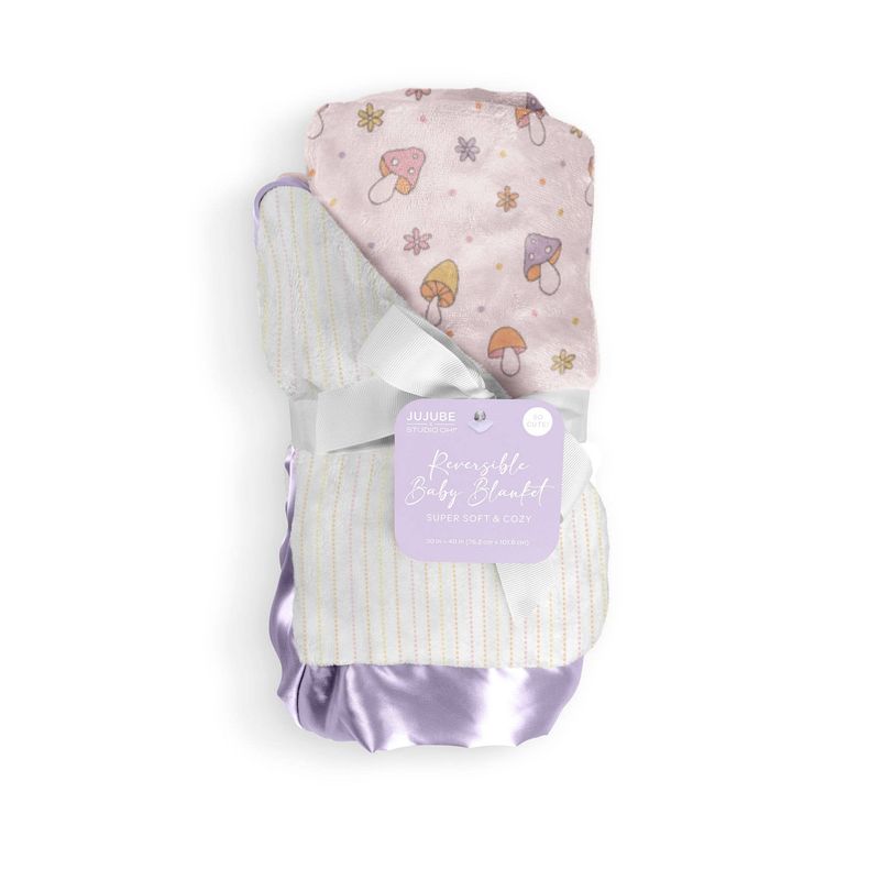 Reversible Baby Blanket Mushy Love
