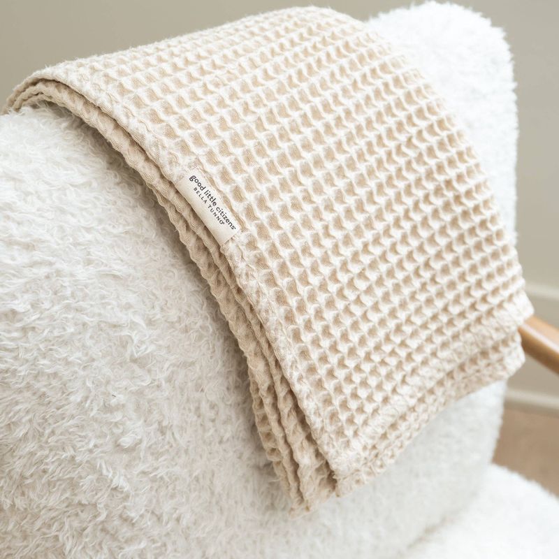 Waffle Baby Blanket Linen