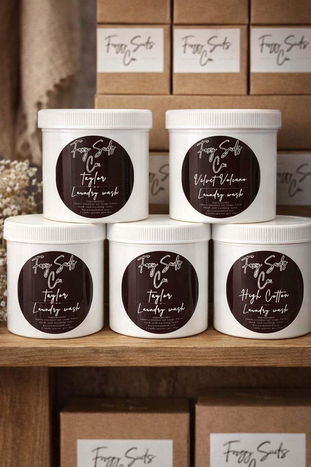 Foxy Suds Co laundry wash-- Taylor