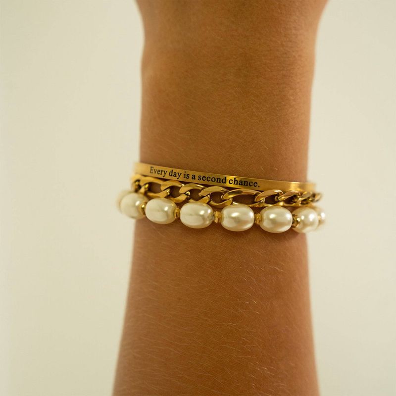 Every day is Engraved Bracelet