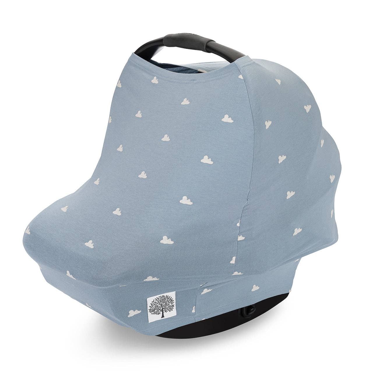 Multi-use Cover, Cloud, Color: Stormy Blue Checker