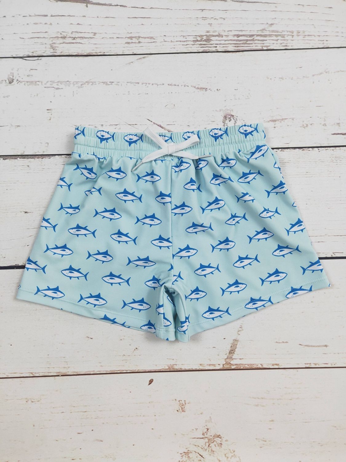 Boys Whale Printed Summer Swim Shorts, Size: 3-6M