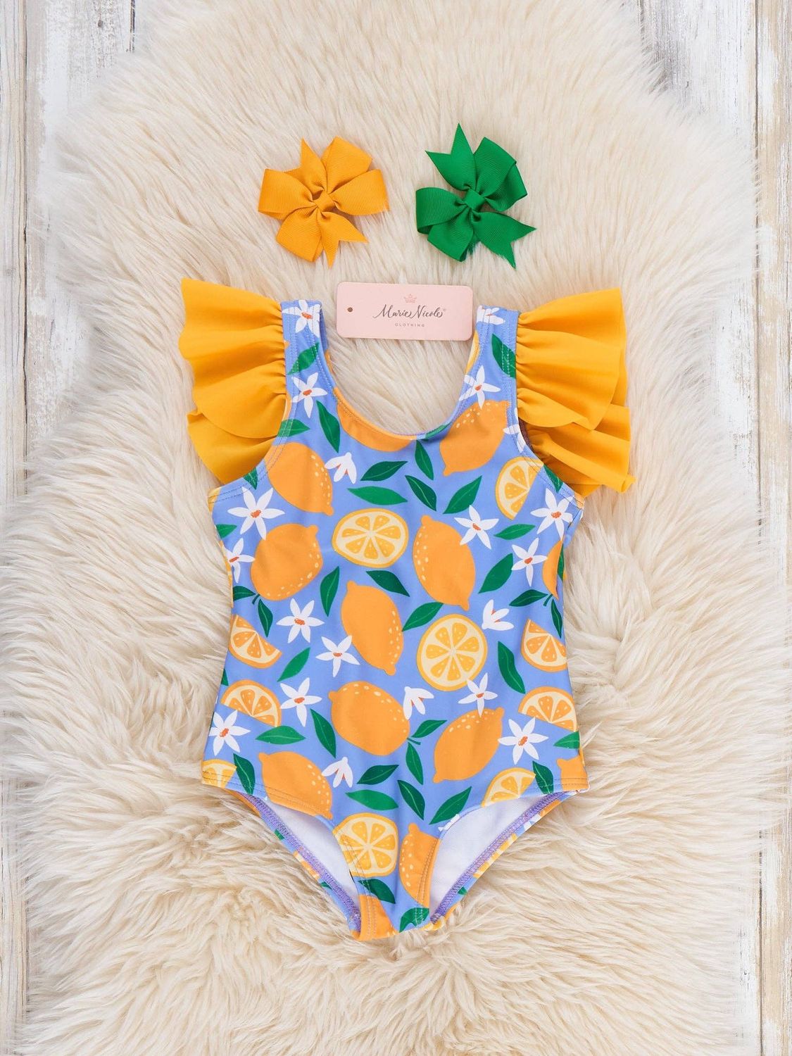 Lemon Grove Ruffle Swimsuit, Size: S(2yrs)