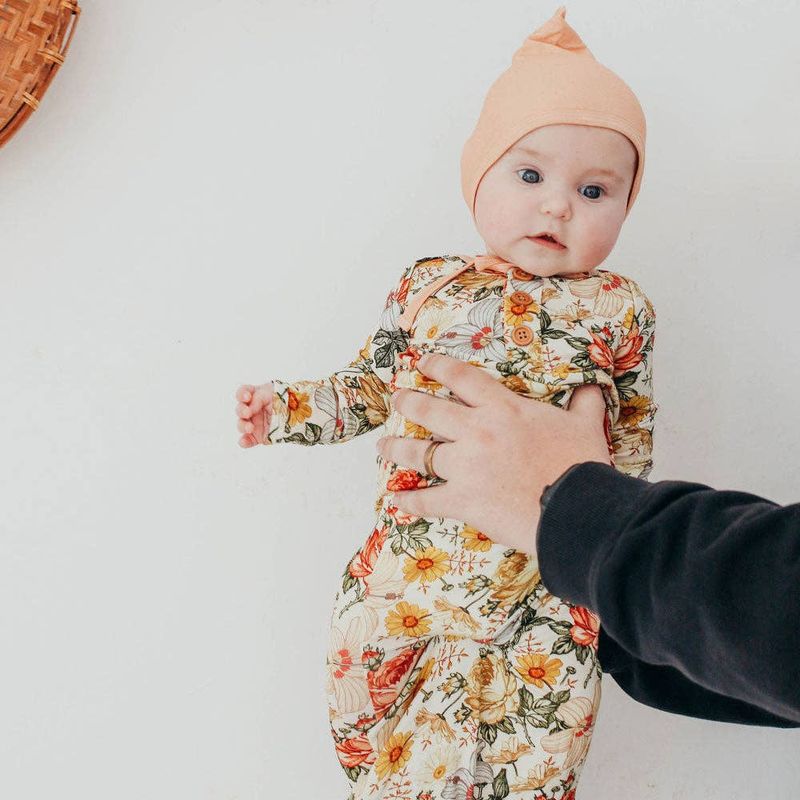 Knotted Baby Gown | Vintage Floral