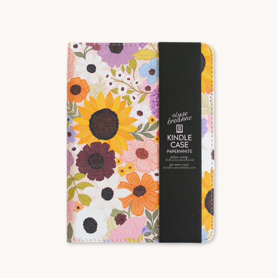 Rainbow Garden Kindle Case | Bookish &amp; Reading, Size: Kindle Paperwhite (12th Generation)