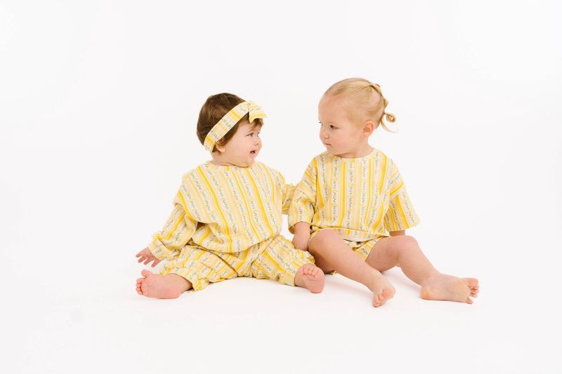 Sunny Meadow Stripe Slouchy Set