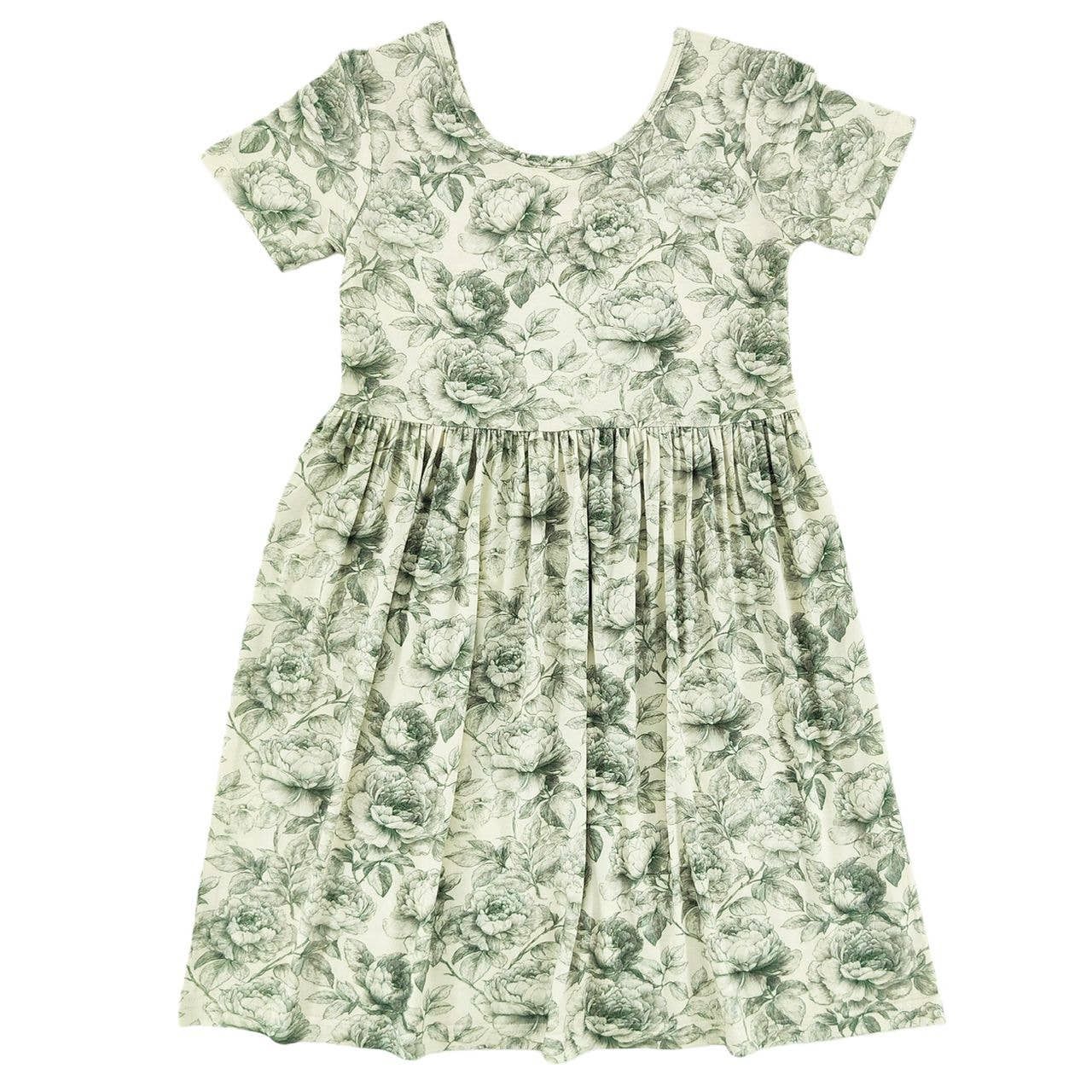 Greenhouse Garden Short Sleeve Bamboo Dress