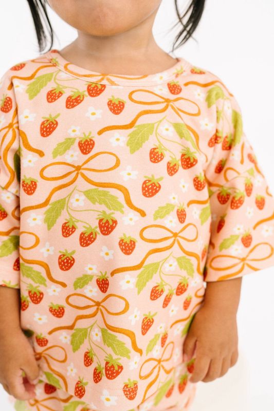 Sweet Strawberry Slouchy Set