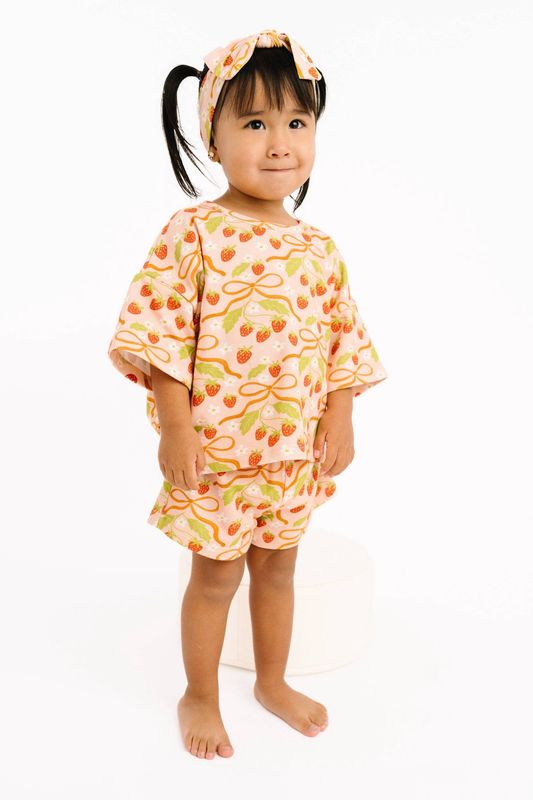 Sweet Strawberry Slouchy Set