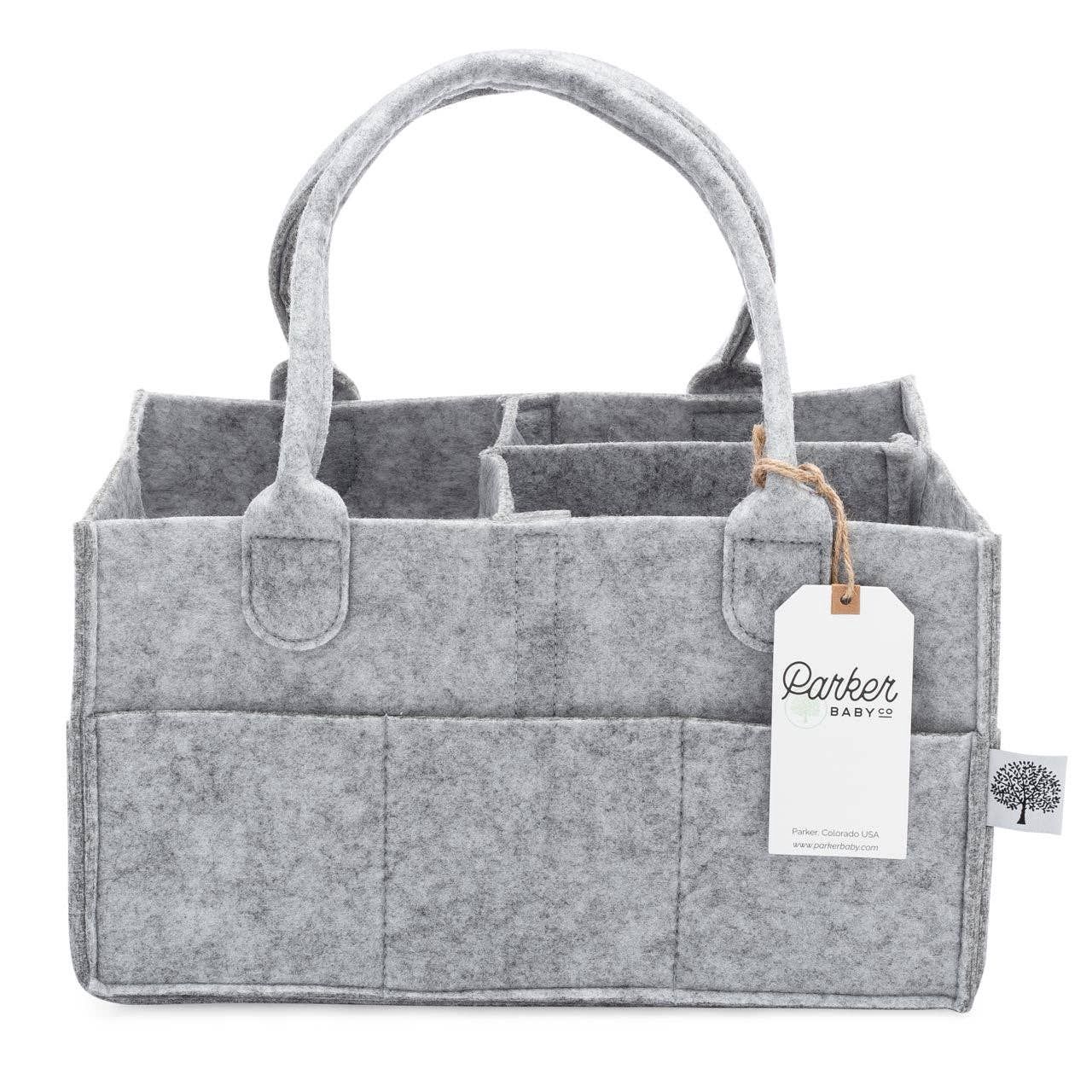 Diaper Caddy in Gray, Size: Regular (13 x 9 x 7")