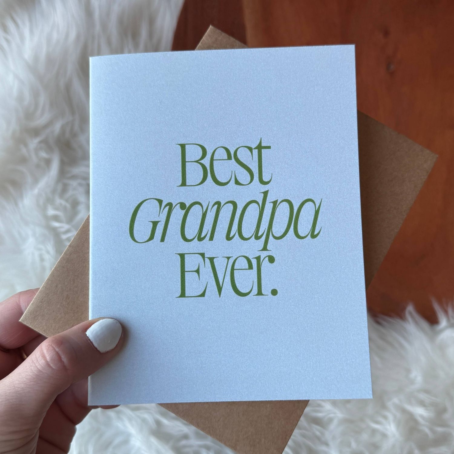 Best Grandpa Ever Father's Day Card