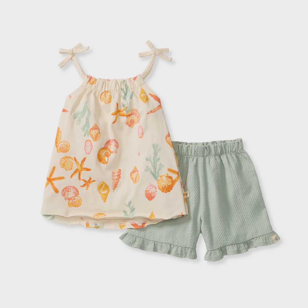 Starfish &amp; Shells Girl Tank &amp; Shorts Set