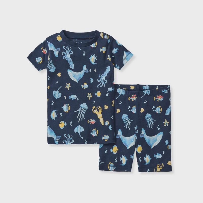 Under the Sea Organic Cotton Two-Piece Pajamas