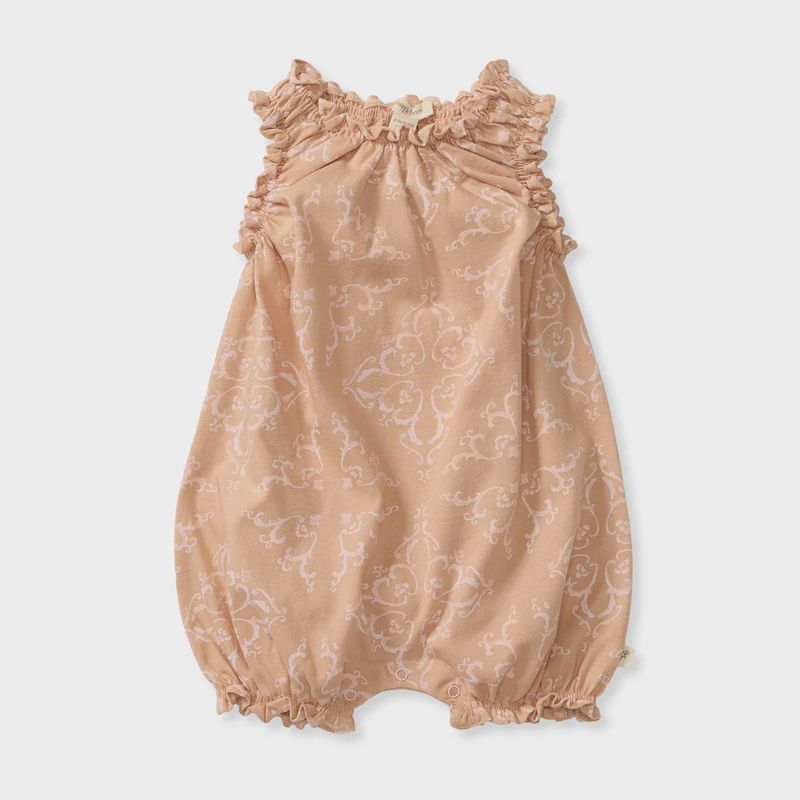 Croatian Tile Baby Girl Romper