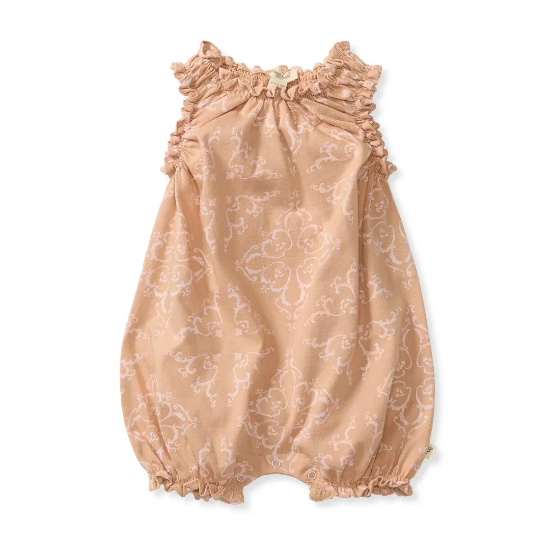 Croatian Tile Baby Girl Romper