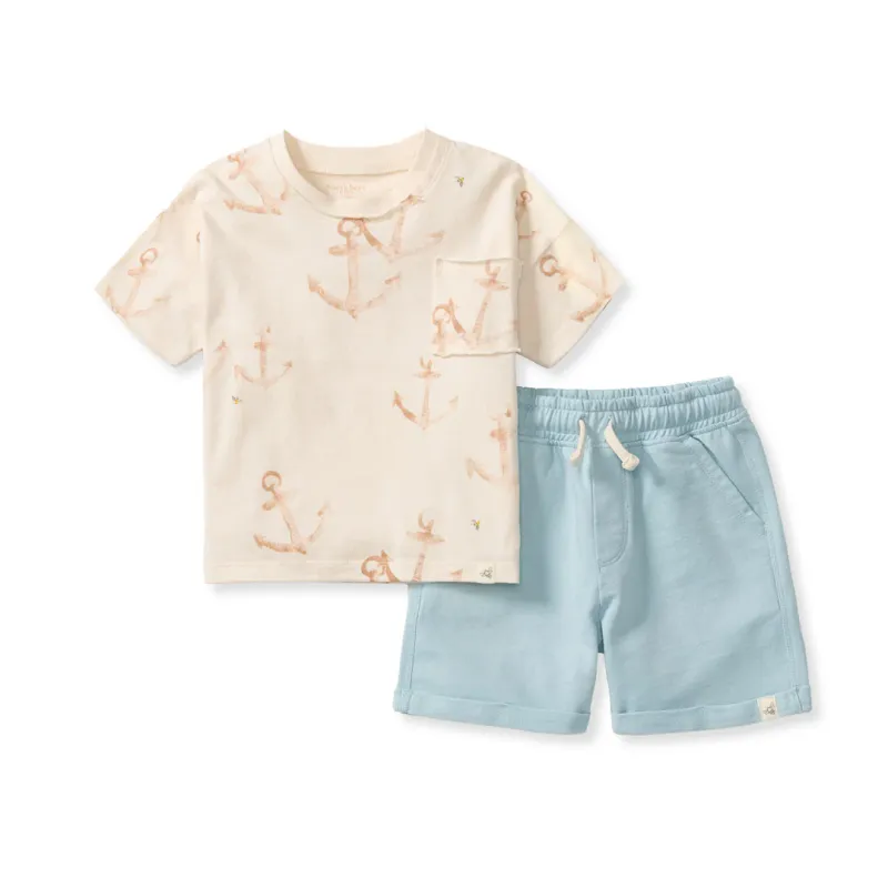 Anchors Boy Tee &amp; Shorts Set