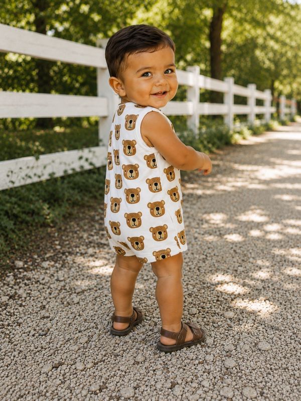 Baby Bear / Organic Cotton Shortie