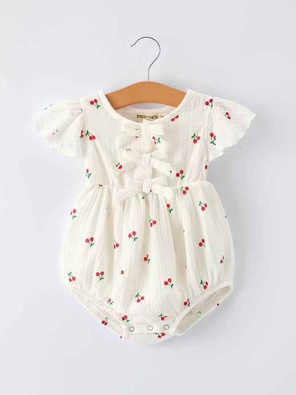 Spring Cherry Romper