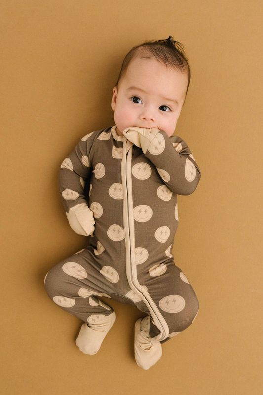 Neutral Smileys Bamboo Sleeper