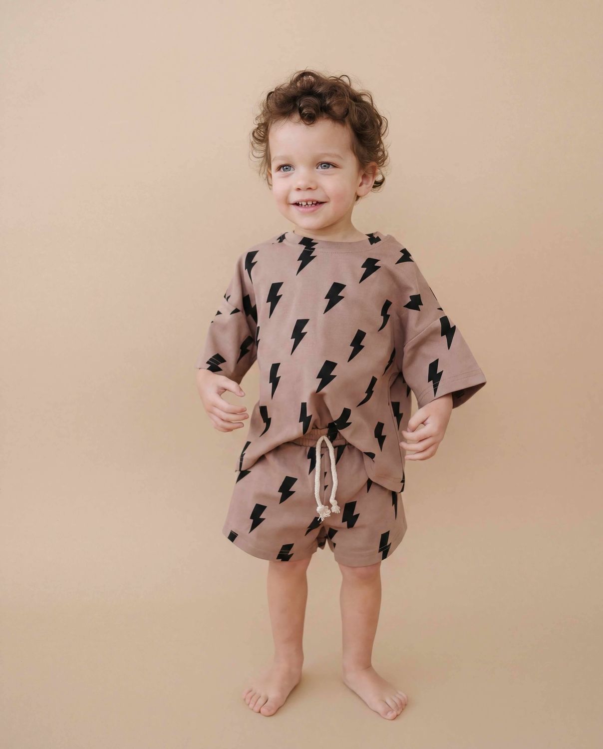 Shorts Set | Mocha Bolts