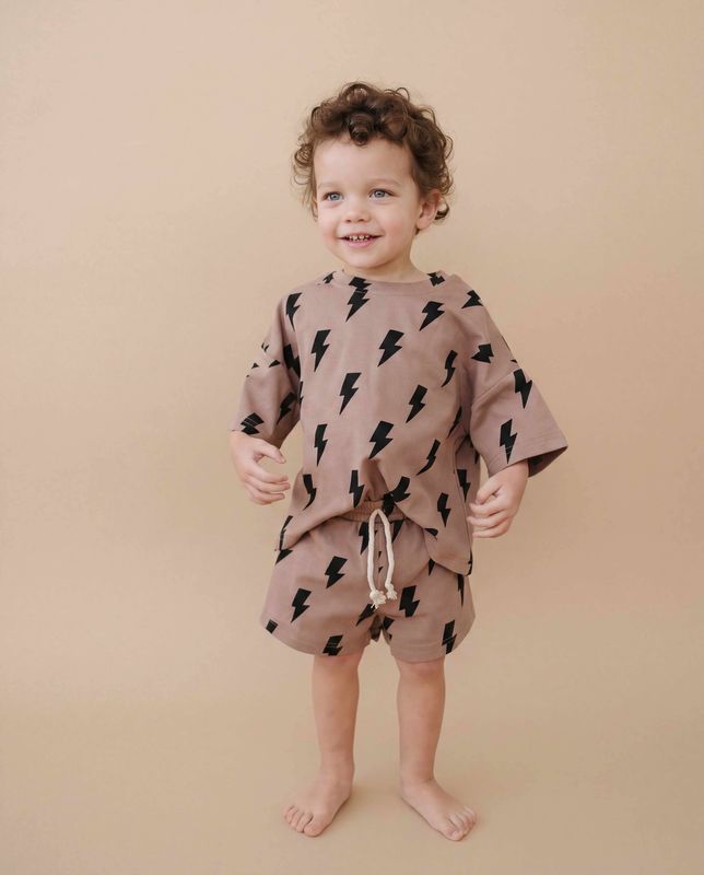 Shorts Set | Mocha Bolts