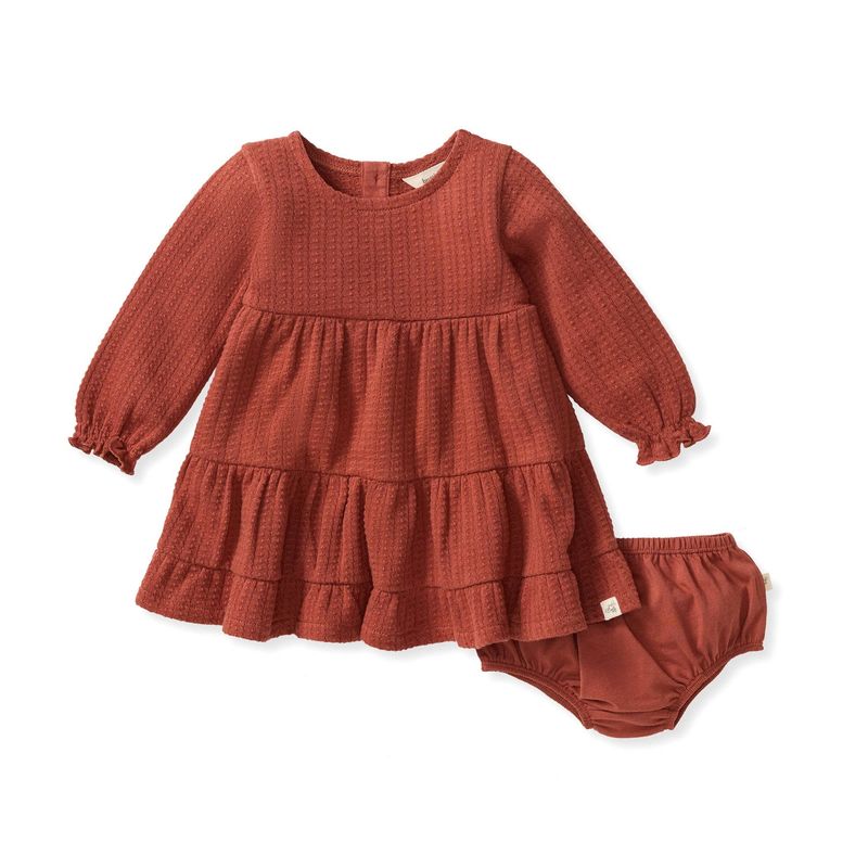 Dotted Rib Sequoia Bark Dress