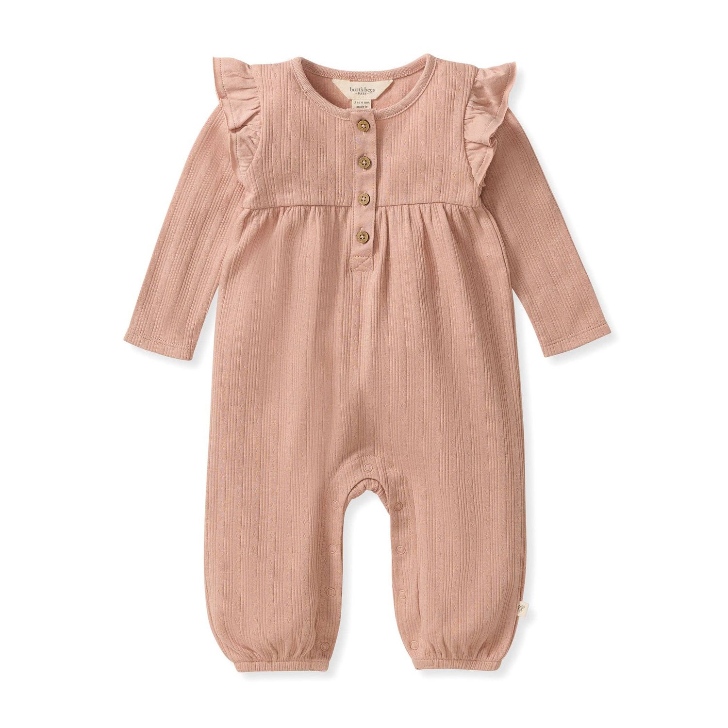 Ribbed Pointelle Jumpsuit