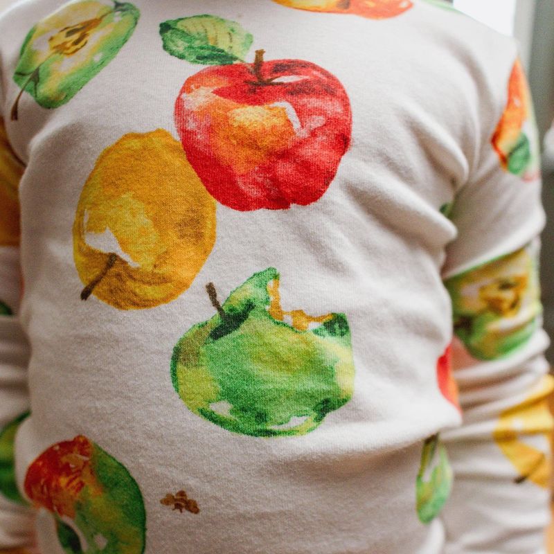 Apple Picking Organic Cotton Two-Piece Pajamas