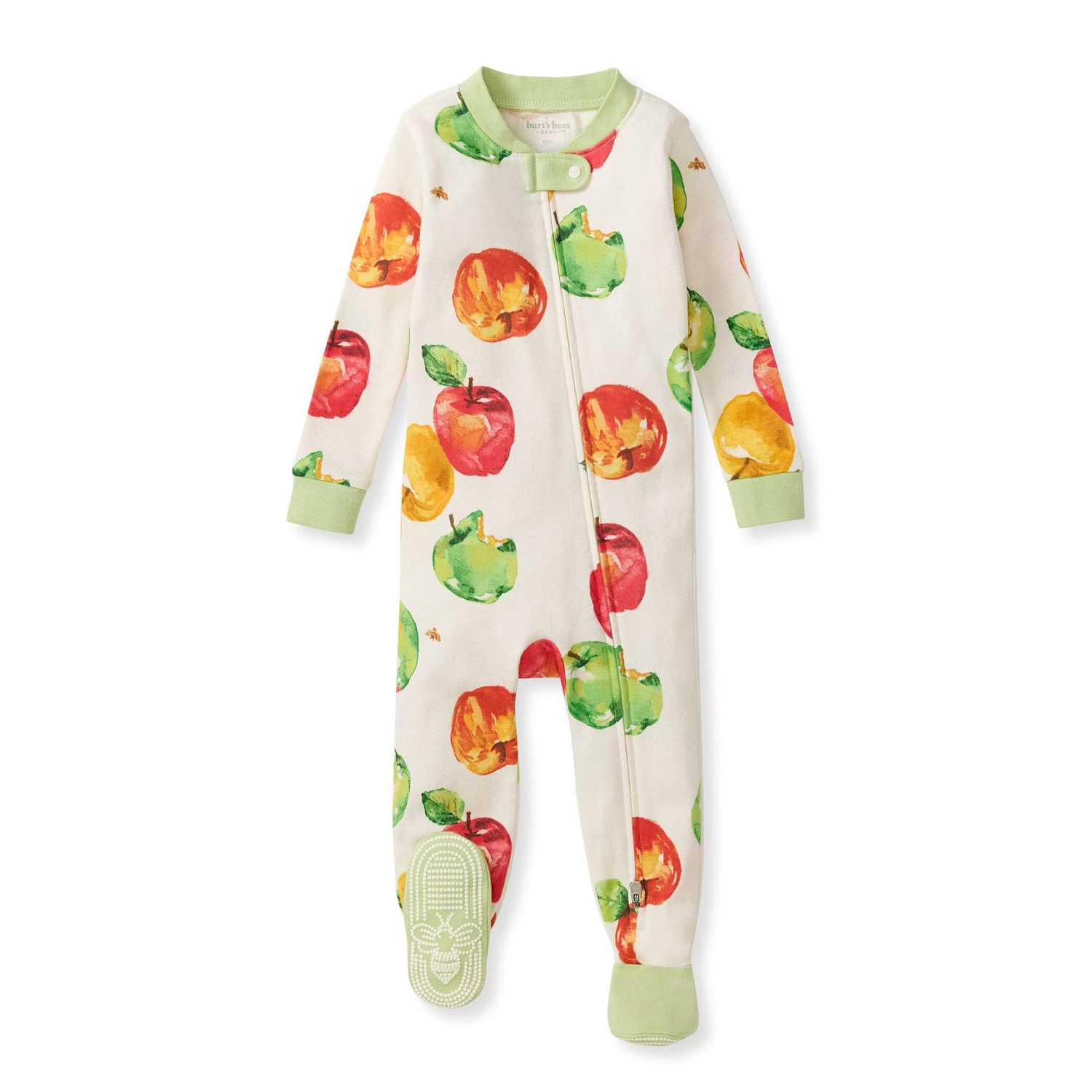 Apple Picking Organic Cotton Sleeper Footed
