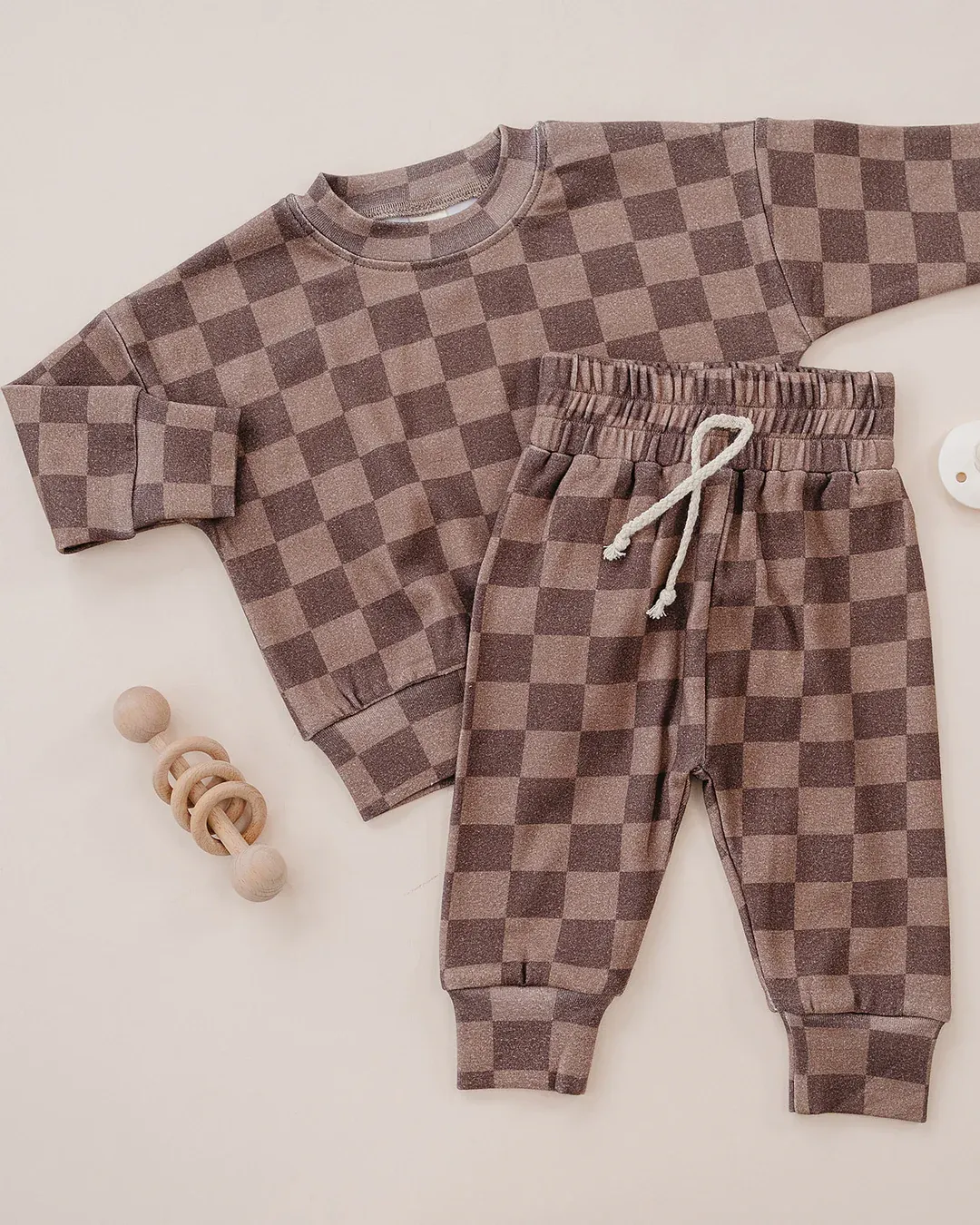 Fall Jogger |Espresso Checkered