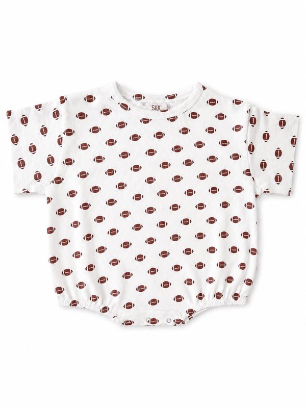 Football / Organic Pointelle T-Shirt Bubble