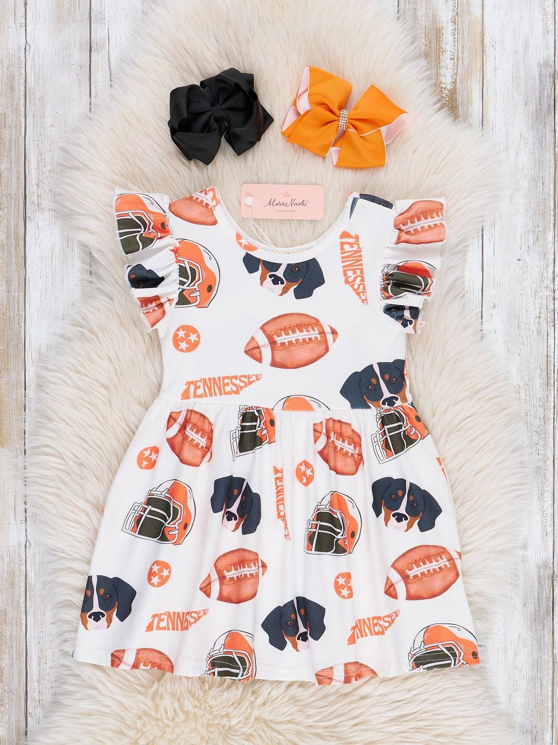 Go Team Flutter Swing Dress, Size: XL(5yrs)