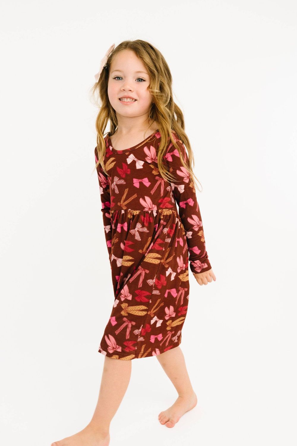 Little One Shop - Darling Bows Bamboo Dress