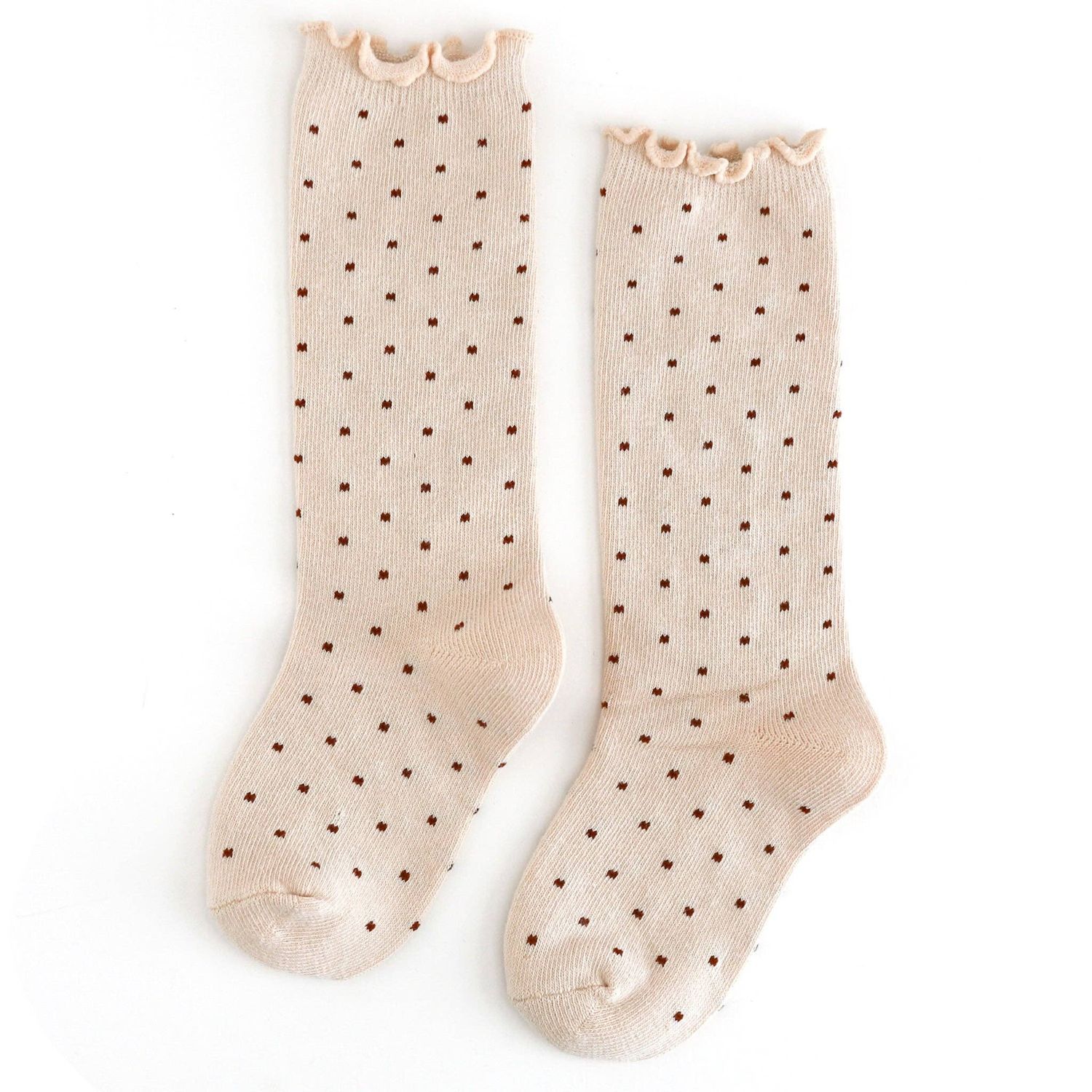 Little Stocking Co. - Dottie Knee Socks - Vanilla