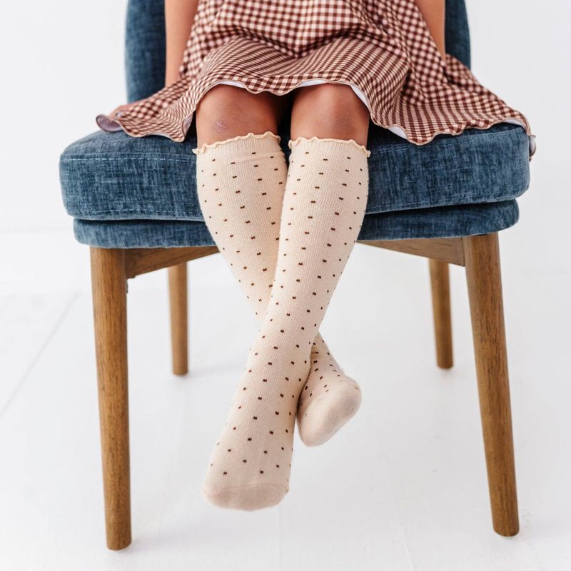 Little Stocking Co. - Dottie Knee Socks - Vanilla