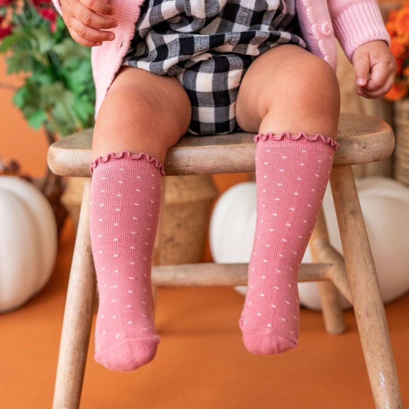 Little Stocking Co. - Dottie Knee Socks - Old Rose