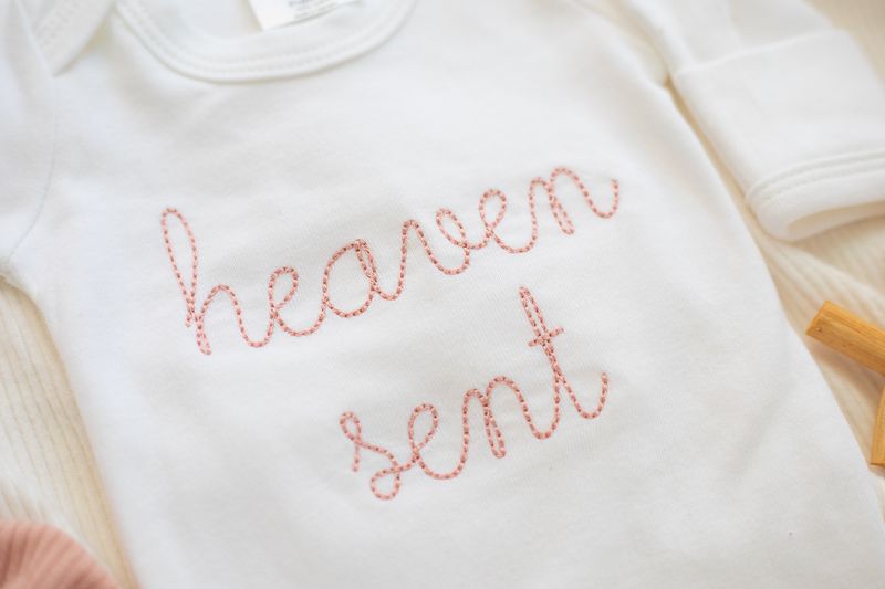 Baby Girl Romper | Heaven Sent Pink