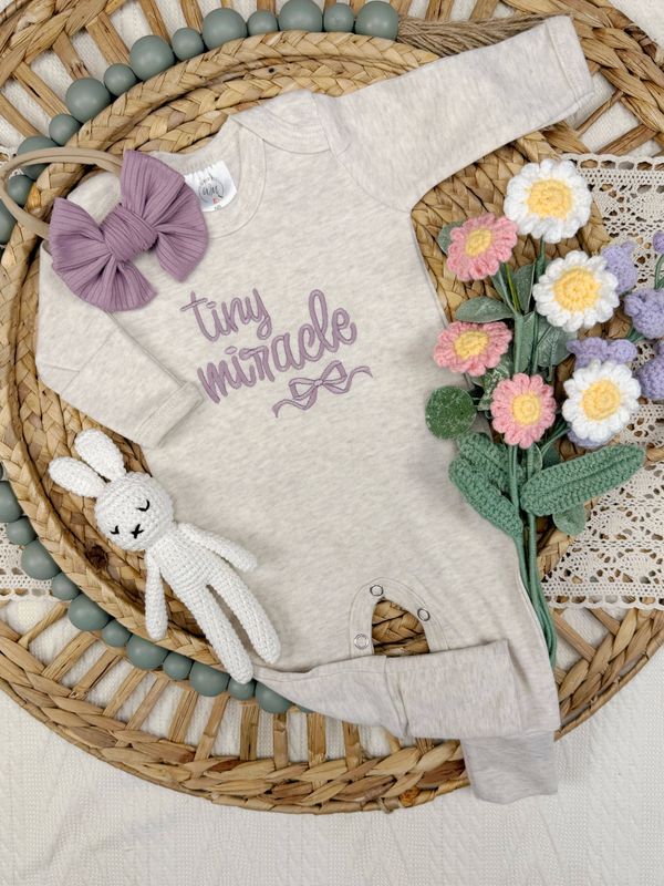 Tiny miracle newborn baby outfit | miracle baby outfit