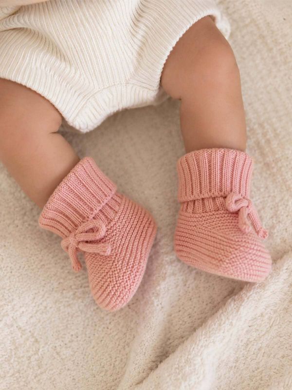 SpearmintLOVE - Knit Booties, Amour