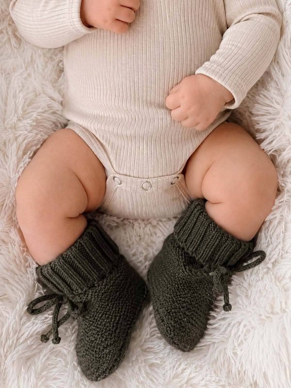 SpearmintLOVE - Knit Booties, Wilderness