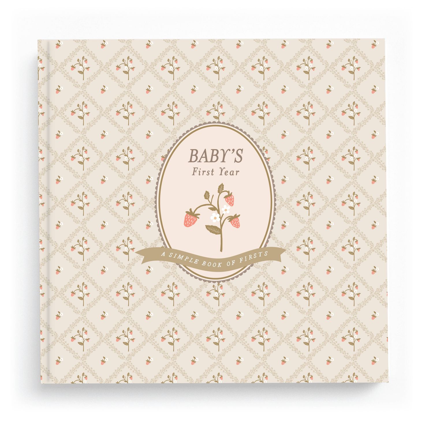 Cottage Garden First Year Baby Memory Book